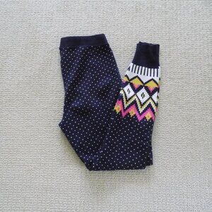 OLD NAVY WOMENS FAIR ISLE WINTER KNIT PANTS JOGGERS LOUNGEWEAR